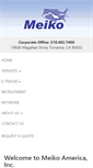 Mobile Screenshot of meikoamerica.com
